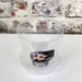 Clear Orchid Pot 15cm with saucer