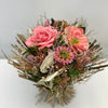 JM Pink Dried Flowers BQ