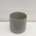 Lisbon Pot Cover Light Gray   D18H17
