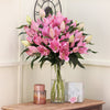 Pink Oriental Lilies