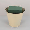 Zink Pot plus Floral Foam to Arrange Cut Orchids